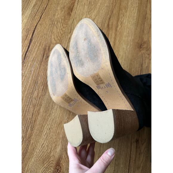 Mi.iM Knee High Block Heel Suede Boots Size 9 - Picture 3 of 6